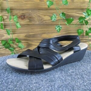 YUU Women's Brooklyn Gladiator Black Synthetic Sz 8 Medium‎ Gently Used 2025